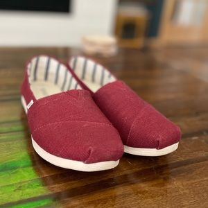 Maroon (Black Cherry) TOMS Alpargata Cupsole Slip-On